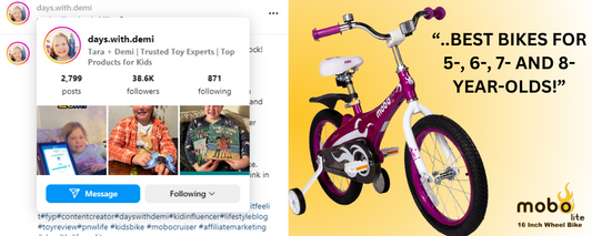 How Days.with.Demi Sparked a Craze for Mobo Lite 16-inch Bikes