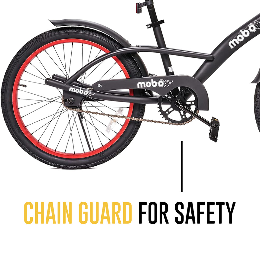 Mobo 14” Toddler Bike With Training Wheels - Adjustable First Bike For Kids 3–5 Years, Up To 60 Lbs, Safety Pads Included